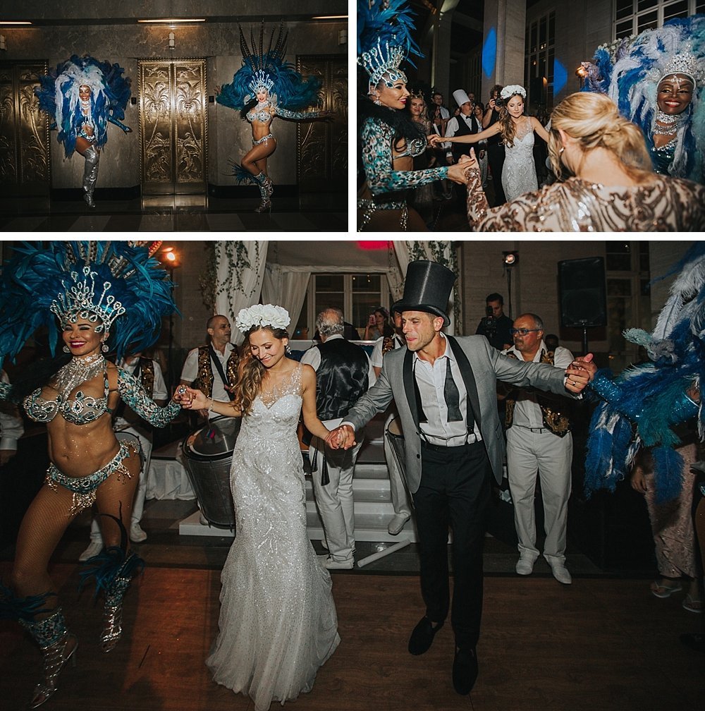 modern-day traditional wedding, bride and groom, miami wedding at the Alfred I Dupont Building