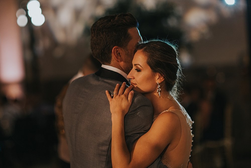 modern-day traditional romance, bride and groom, miami wedding at the Alfred I Dupont Building