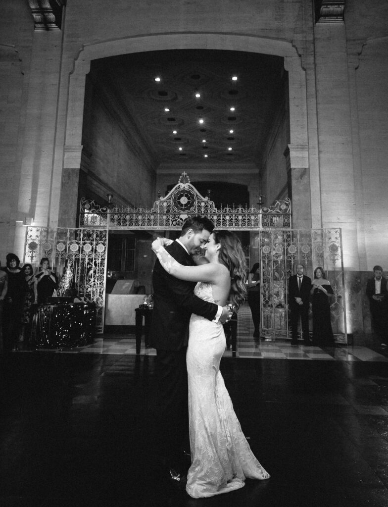 Jamie & Alex moody wedding Miami first dance