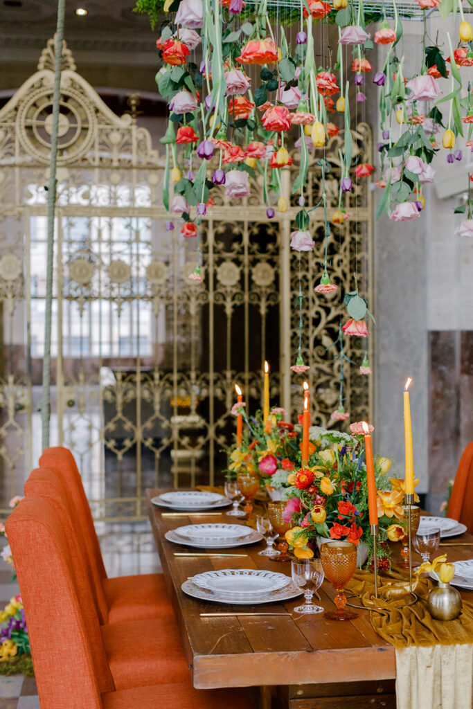 autumn wedding inspiration with golden accents