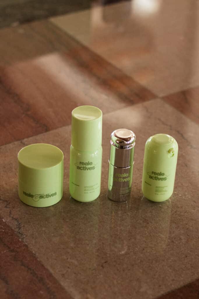 CSBX Reale branded product display at a Miami influencer event venue