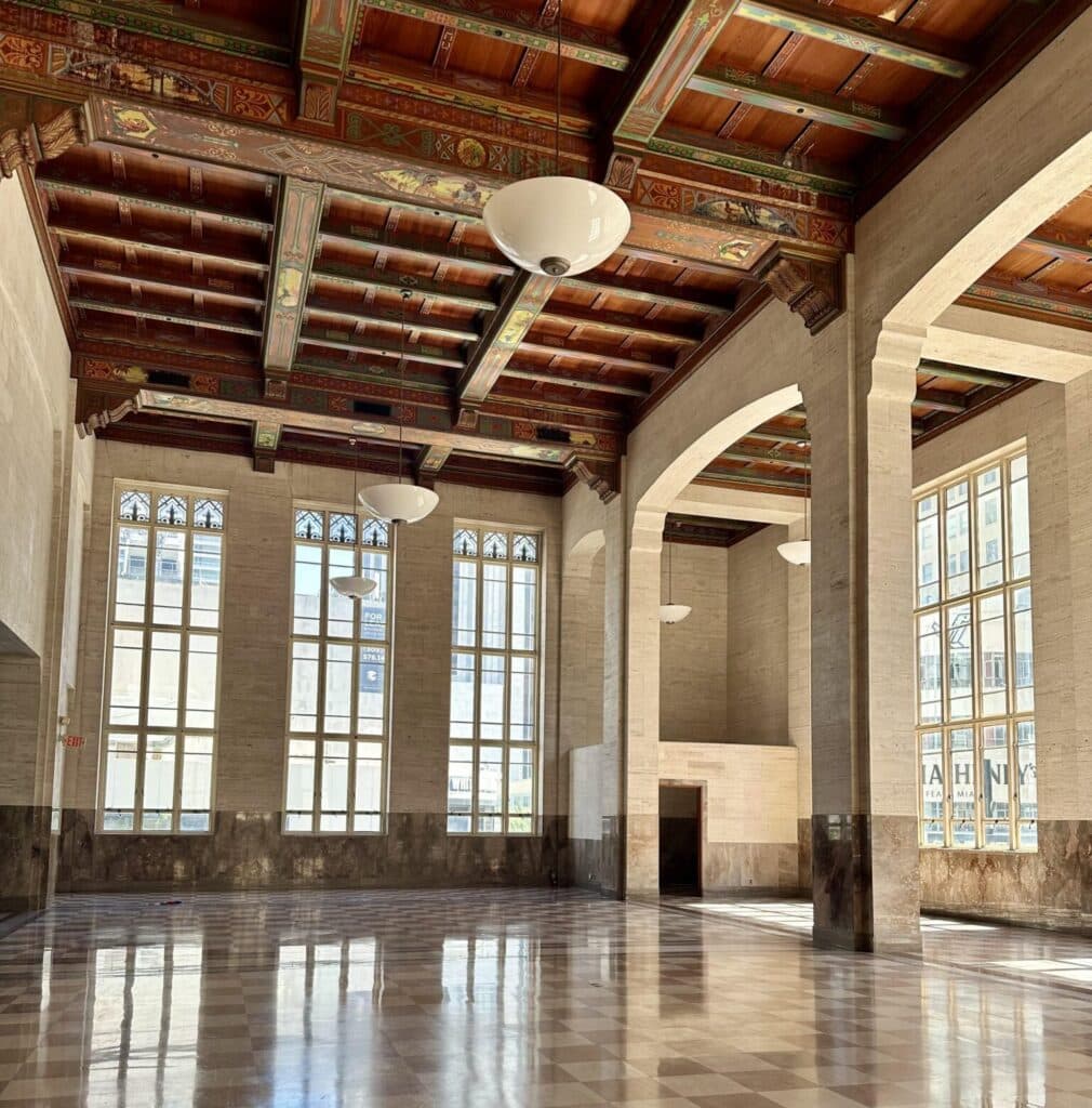 Historic architecture at a Downtown Miami wedding venue